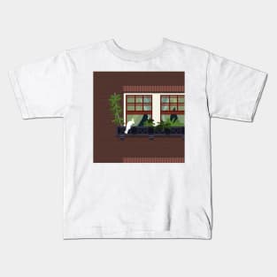 Cockatoo Window Balcony 2023 Kids T-Shirt